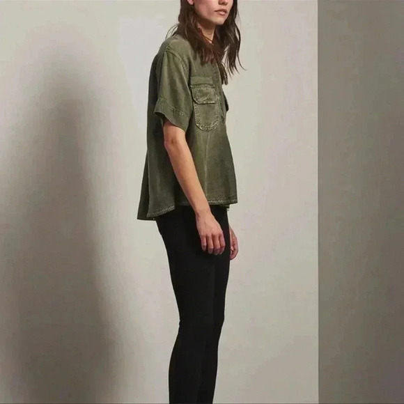 AG Anson Tencel And Linen Blend Top size xs - Picture 3 of 10